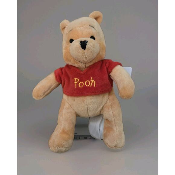 Disney Winnie the Pooh‎ 8" Stuffed Bear (2013 Disney Stores) with Tags - Picture 1 of 4
